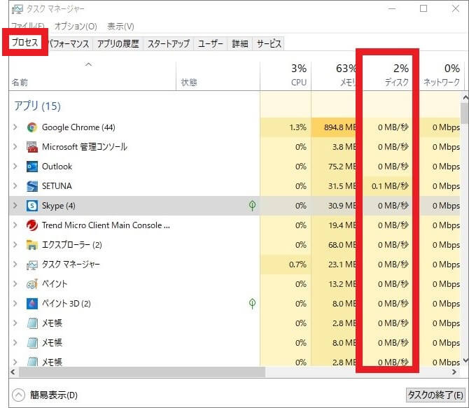 100 解消 ディスク Windows10が遅い場合の一番やさしい簡単解決方法（ディスク100％）